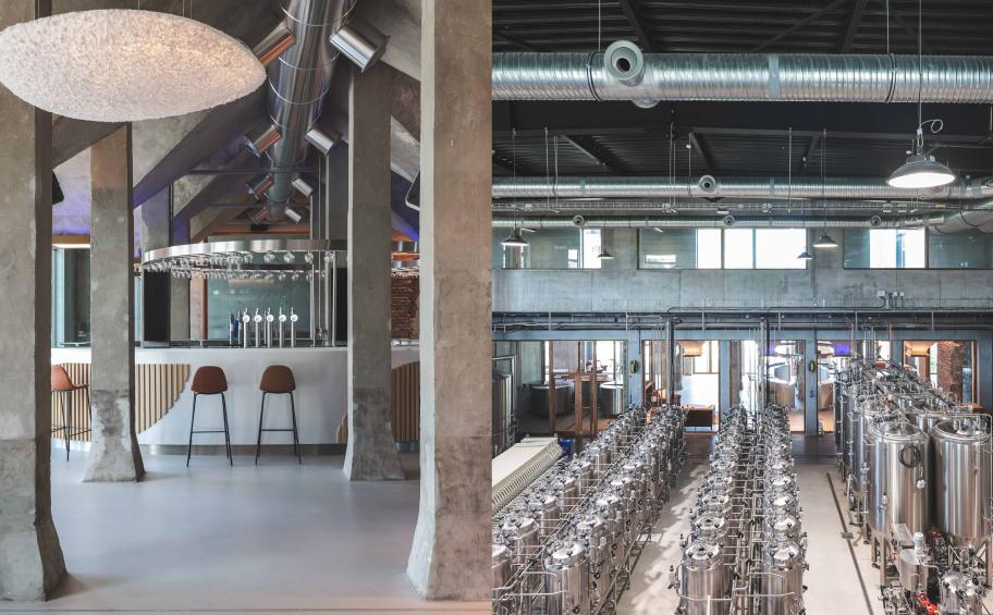 Clévia takes part in renovating a former alcohol factory north of Lille, for Fermentis by Lesaff